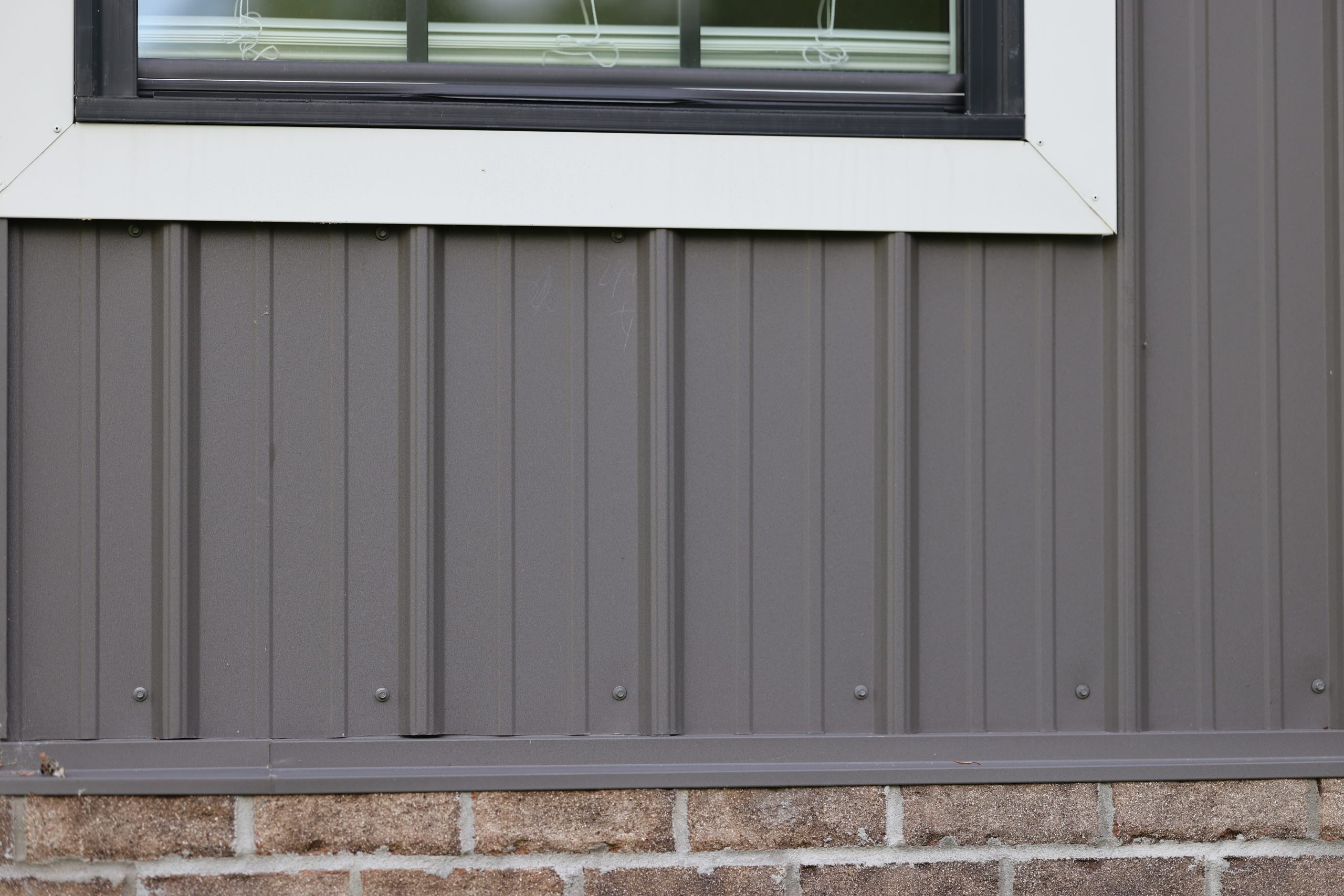 Textured metal panels