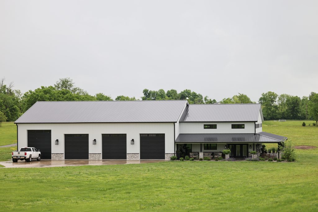 Beautiful barn dominion with porch