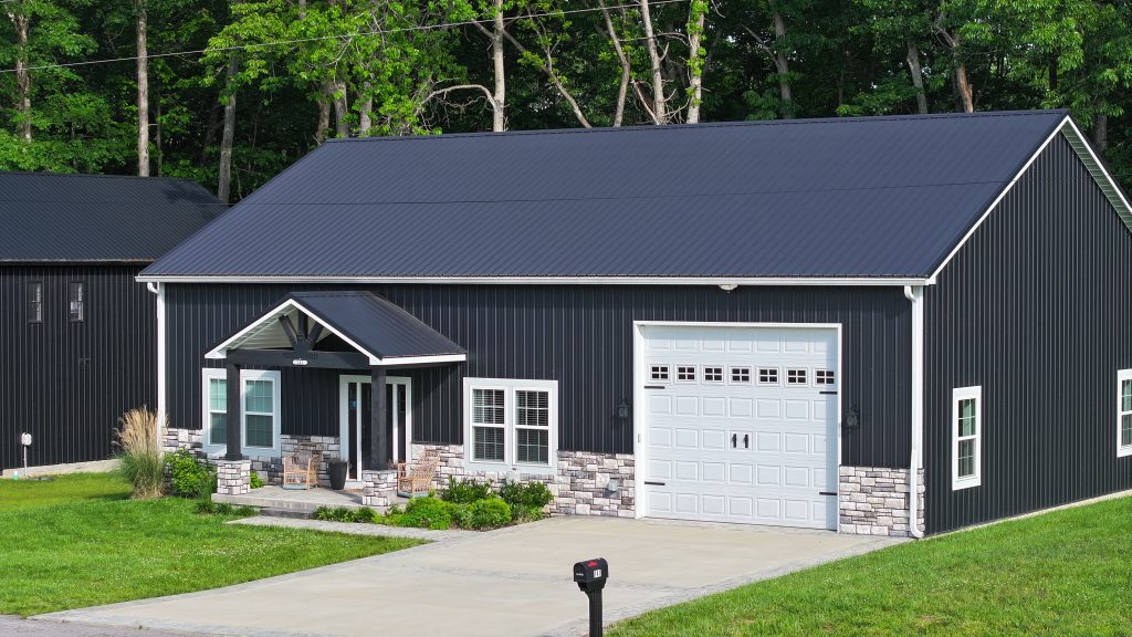 Dutchman Metal installed on a new house and garage
