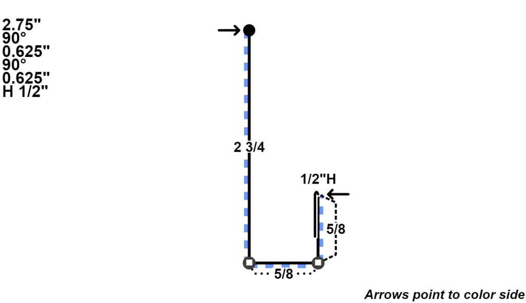 Trim Profile 5/8 Inch J Channel