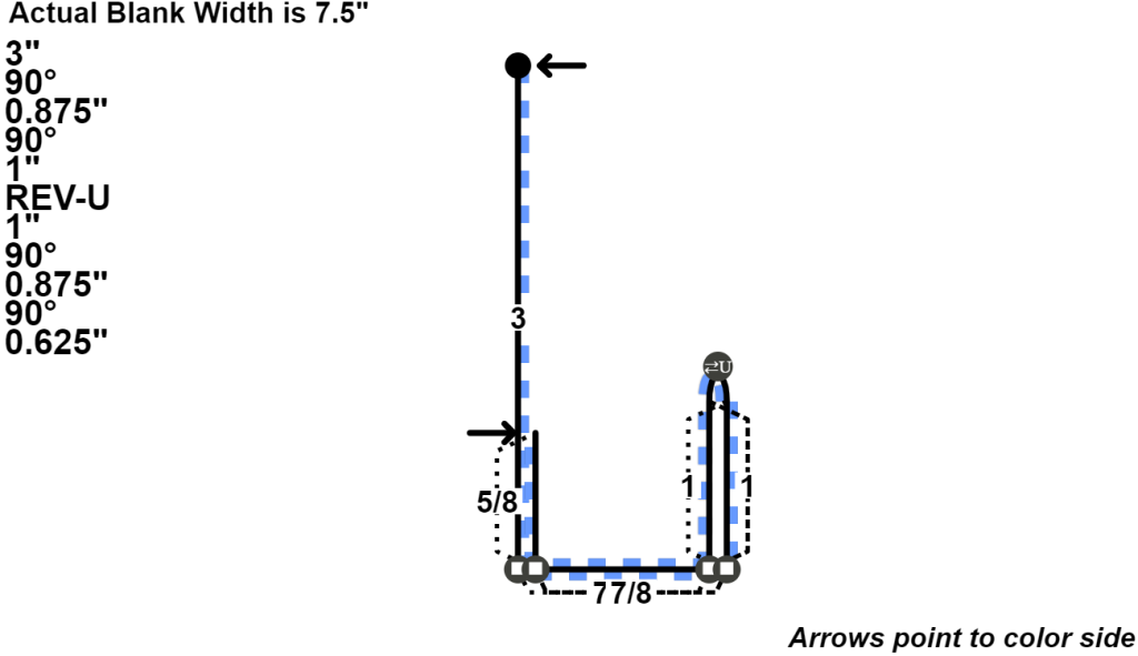 Trim Profile Color Inside J