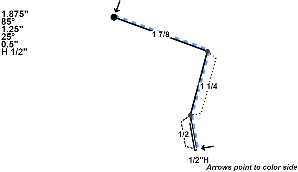Trim Profile Drip Edge